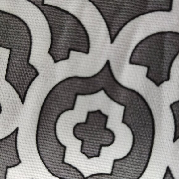 Fabrics by Waverly Inspirations Screen Print Gray & White Lattice - Picture 8 of 9